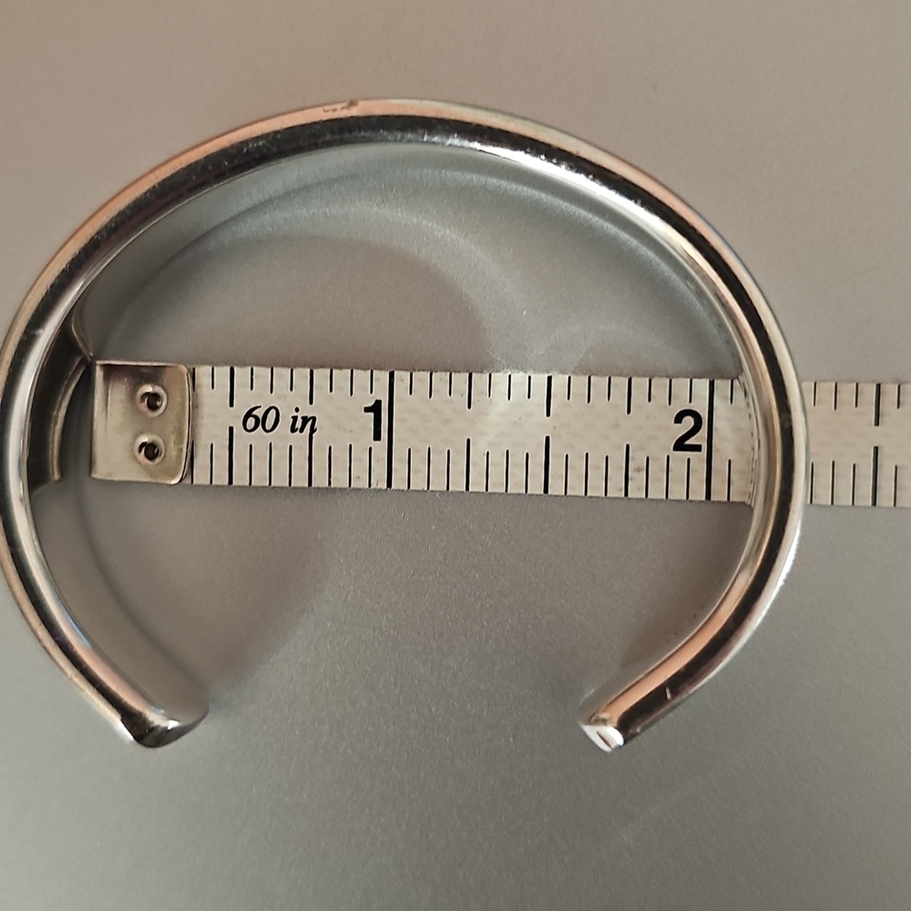 Tiffany & Co 1837 Wide Cuff Bracelet, Sterling Silver 925 - Picture 10 of 10